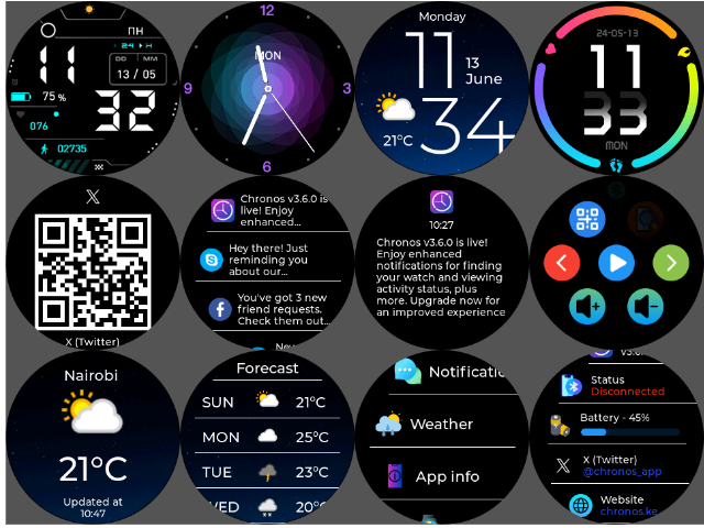 Smartwatch LVGL project image